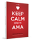 Keep calm, Dio ti ama. Noi amiamo perché lui ci ha amati